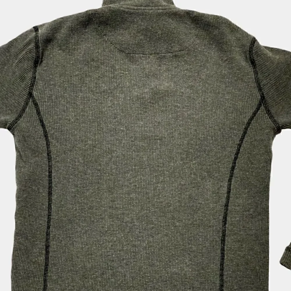 Michael Kors Charcoal Gray Longsleeve Thermal Henley